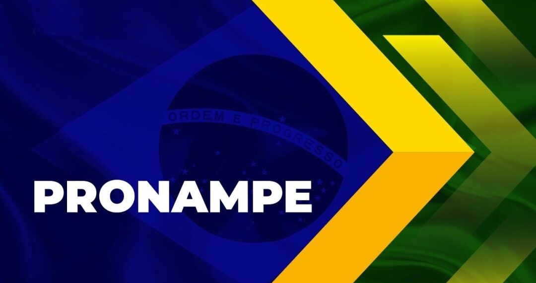 imagem com o logo do Pronampe