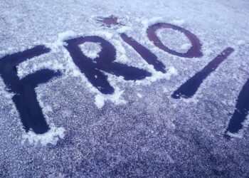 imagem escrito frio para falar sobre as temperaturas em Junho de 2024