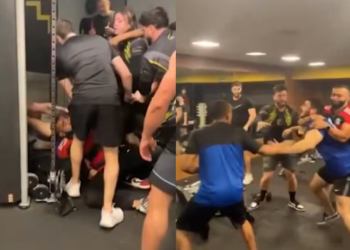 Confusão em academia termina em pancadaria (Fonte: Reprodução Google)