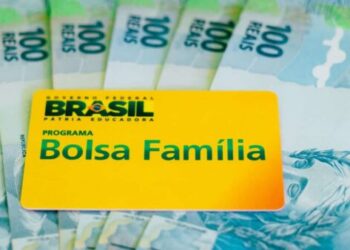 April 24, 2020, Brazil. In this photo illustration the Bolsa Família Card - It is a social assistance program of the Brazilian government.